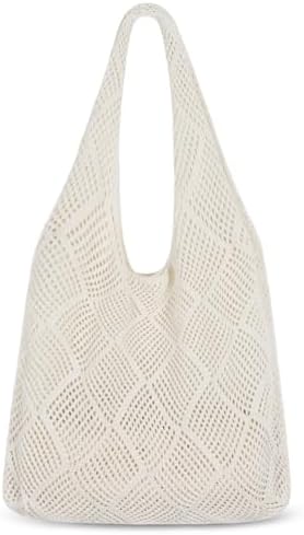 Next Day Delivery Before 10PM Etercycle Crochet Summer Vacation Beach Bag in Darkbrown