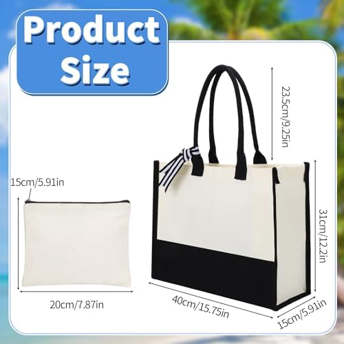 Next Day Delivery Before 10PM Zuimei Personalized Large Capacity Beach Bag for Bridesmaids - Reusable and Stylish