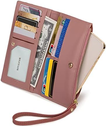 Next Day Delivery Before 10PM ROYAL FAIR Women's Wristlet Organizer - Stylish Multi-Pocket Purse for Everyday Use