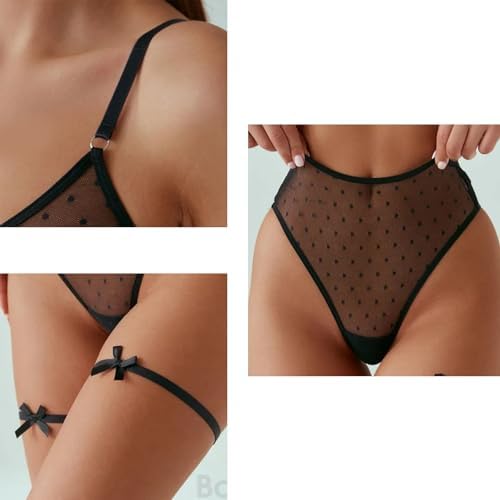 Next Day Delivery Before 10PM  See-Through Brassiere: Breathable and Ultra-Thin Women's Bra and Knicker Set