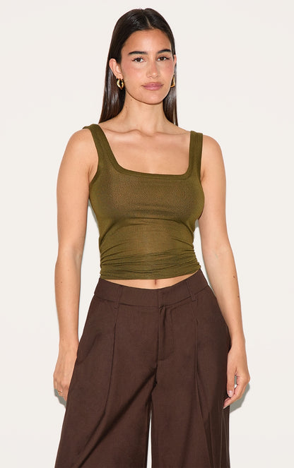 https://cdn-img.prettylittlething.com/4/5/6/0/4560968753e7da143e3b87876314afac5409f15f_CNM3736_4_olive_sheer_soft_touch_scoop_neck_long_vest_top.jpg