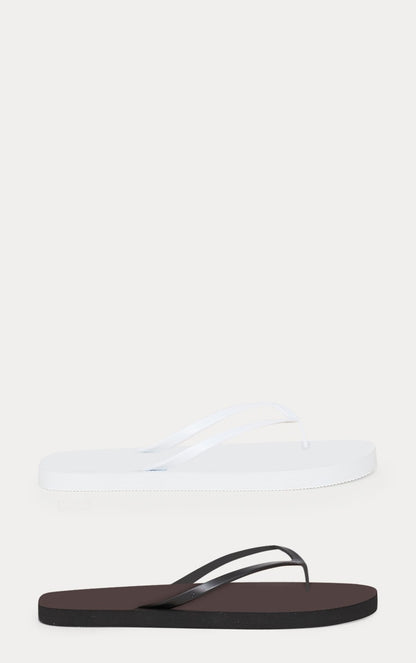 Next Day Delivery Before 10 PM Summer Essential: White and Pink Flip-Flop 2-Pack