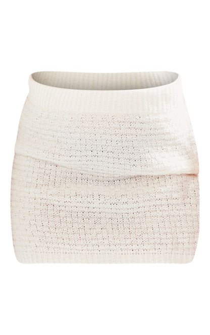 Petite Cream Boucle Mini Skirt Next Day Delivery Before 10 pm