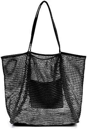 Next Day Delivery Before 10PM MXOQJE Summer Shoulder Tote Bag - Stylish Reusable Beach Bag for Women