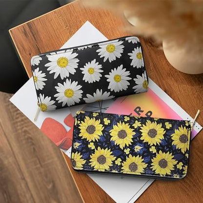 Next Day Delivery Before 10PM  Leather Patterned Purse with Multiple Compartments - Stylish Women's Wallet