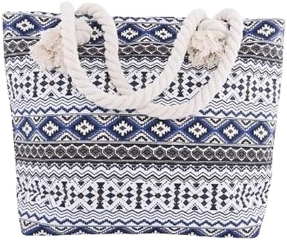 Next Day Delivery Before 10PM FAVORTALK Beach Shoulder Canvas Handbag - Stylish and Practical for Shopping and Sunbathing