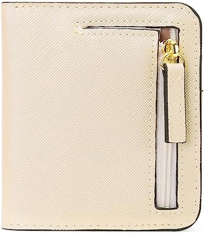 Next Day Delivery Before 10PM RFID Blocking Leather Compact Bi-fold Women's Purse