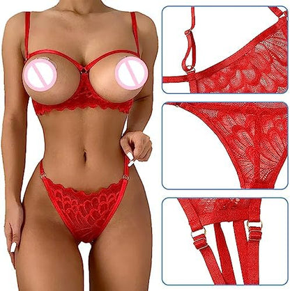 Next Day Delivery Before 10PM Sultry Lace Lingerie Set: VicSec Sexy Sleepwear and Underwear