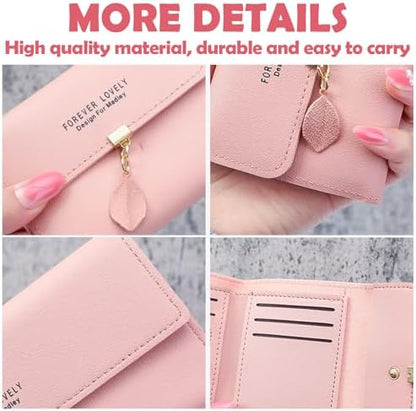 Next Day Delivery Before 10PM BDSHUNBF Women's Wallet with Pendant Detail - Multiple Colors Available