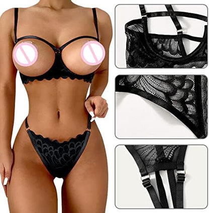 Next Day Delivery Before 10PM Sultry Lace Lingerie Set: VicSec Sexy Sleepwear and Underwear