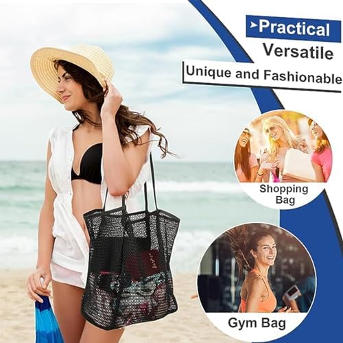 Next Day Delivery Before 10PM MXOQJE Summer Shoulder Tote Bag - Stylish Reusable Beach Bag for Women