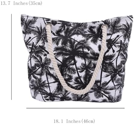 Next Day Delivery Before 10PM FAVORTALK Beach Shoulder Canvas Handbag - Stylish and Practical for Shopping and Sunbathing