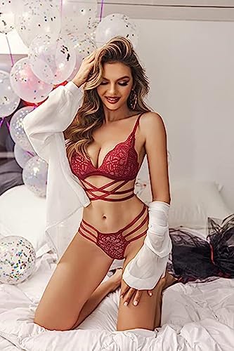 Next Day Delivery Before 10PM  Women's Lace Lingerie Set - Elegant Nightwear for Ladies