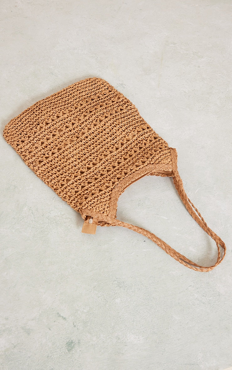 Next Day Delivery Before 10 PM Beach Chic: Natural Raffia Tote Bag for Summer Adventures