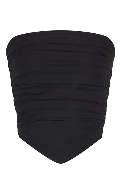 https://cdn-img.prettylittlething.com/5/a/6/c/5a6c070f45ed0cb929c93eeb6d10a68766695322_CNM3917_5_black_cotton_poplin_ruched_front_bandeau_top.jpg