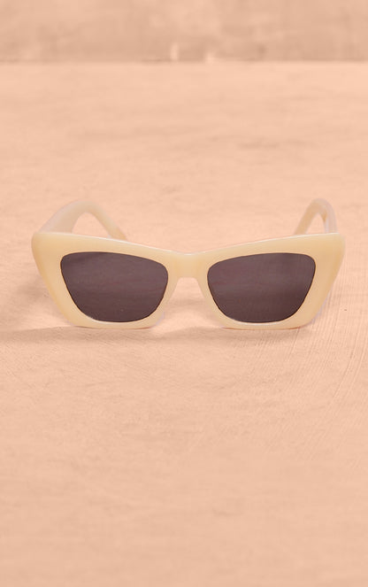 Next Day Delivery Before 10PM Lemon Chunky Cat Eye Retro Sunglasses