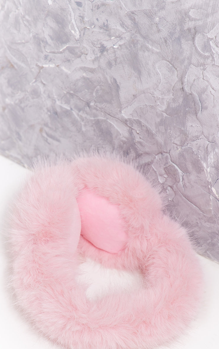 Pink Fluffy Ear Muffs Next Day Delivery Before 10 pm