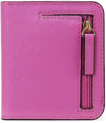 Next Day Delivery Before 10PM RFID Blocking Leather Compact Bi-fold Women's Purse