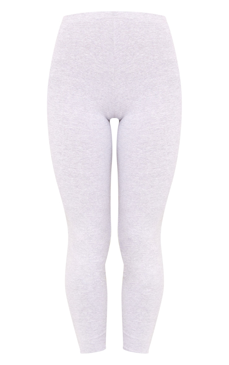 Next day delivery mon-fri 10pm Basic Black Cotton Blend Jersey High Waisted Leggings