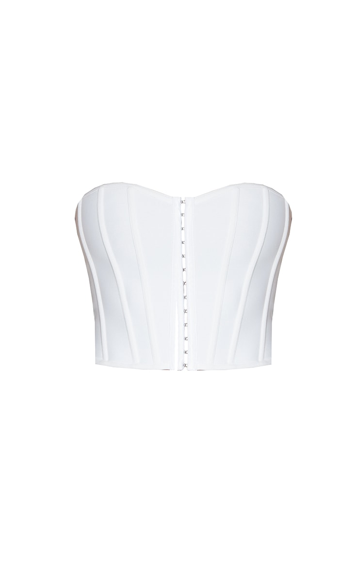 Next Day Delivery Before 10 PM Lilac Bandage Hook And Eye Structured Corset