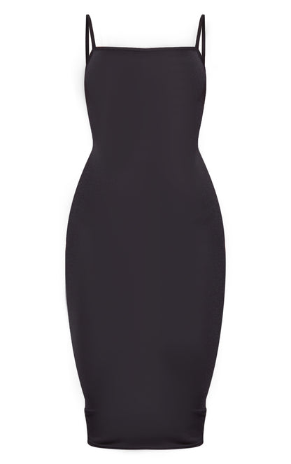 Next day delivery mon-fri 10pm Black Strappy Midi Dress