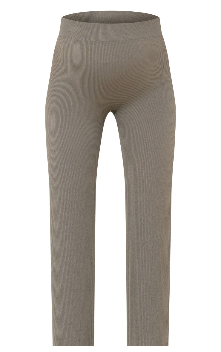 Next Day Delivery Before 10pm Maternity Stone Contour Rib Leggings