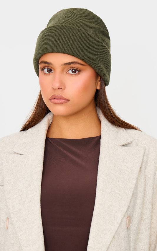 Olive Basic Beanie Next Day Delivery Before 10PM