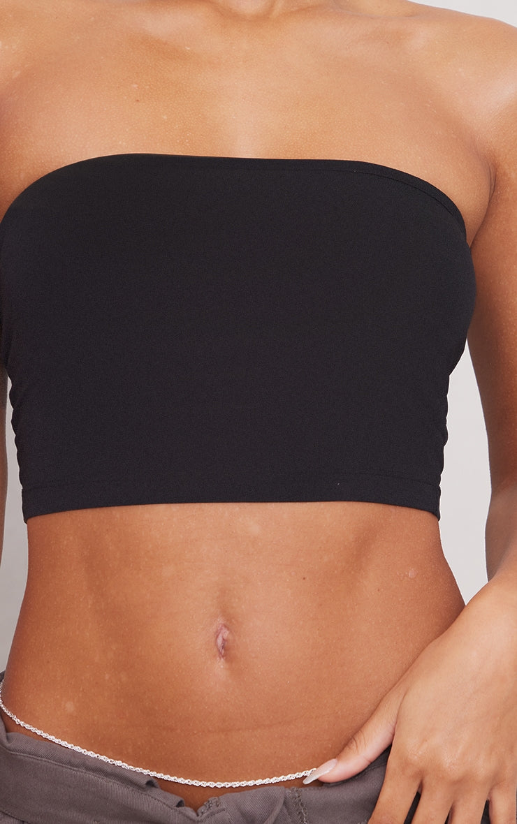 Next Day Delivery Before 10 PM Simply Chic: Basic Black Slinky Bandeau