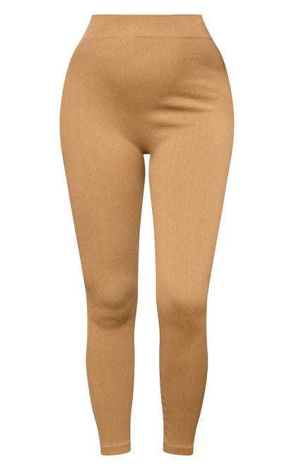 Next Day Delivery Before 10pm Maternity Stone Contour Rib Leggings