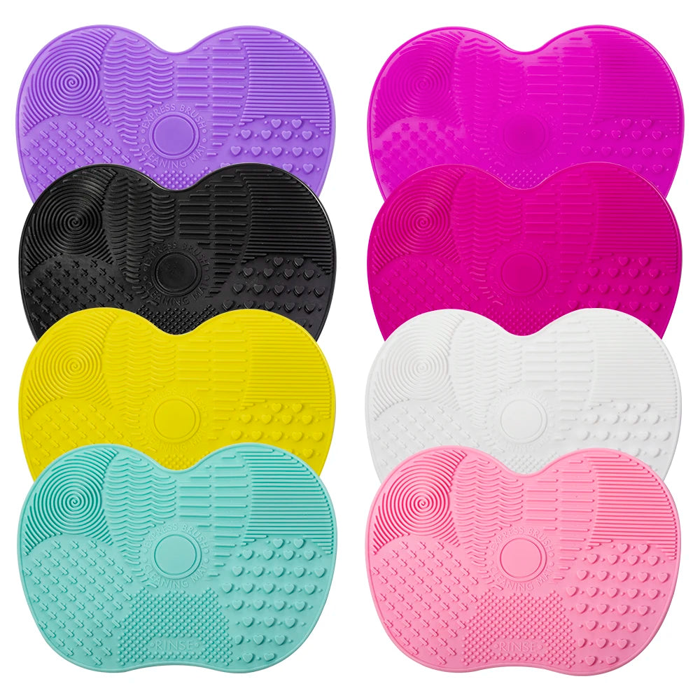 Silicone Brush Cleaner Cosmetic Make Up Washing Brush Gel Cleaning Mat Foundation Makeup Brush Cleaner Pad Scrubbe Board