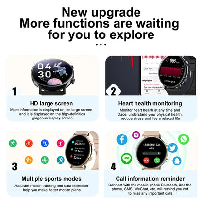 Xiaomi New Bluetooth Call Smart Watch Women ECG+PPG Smartwatch Fashion waterproo Ladies Watch Waterproof Girl Bracelets