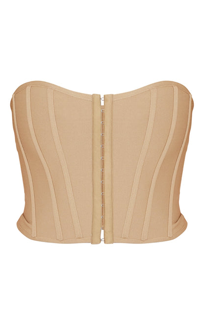 Next Day Delivery Before 10 PM Lilac Bandage Hook And Eye Structured Corset