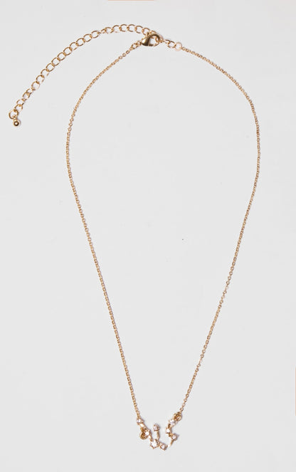 Gold Plated Libra Celestial Necklace