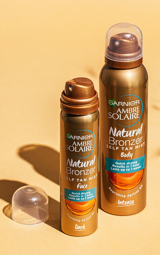 Garnier Ambre Solaire Self-Tan Face & Body Mist Duo (Worth £20)  Next Day Delivery Before 10 pm