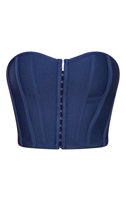 Next Day Delivery Before 10 PM Lilac Bandage Hook And Eye Structured Corset