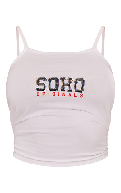 Next Day Delivery Before 10pm Black Soho Printed Scoop Neck Cami
