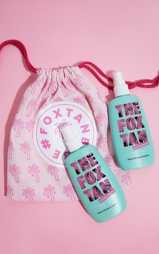 The Fox Tan Rapid Tanning Mist Duo 2 x 120ml  Next Day Delivery Before 10 pm