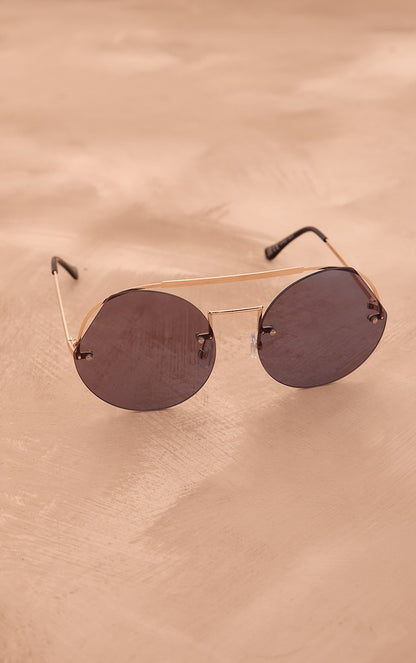 Next Day Delivery Before 10PM Green Round Lens Aviator Sunglasses