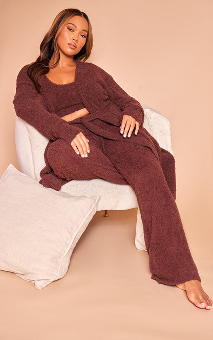 Next day delivery before 10pm Plus Pink Cosy Dressing Gown