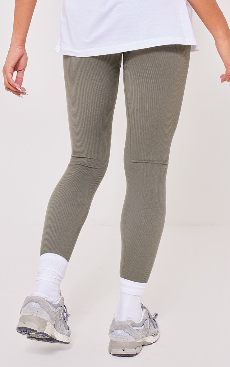 Next Day Delivery Before 10pm Maternity Stone Contour Rib Leggings