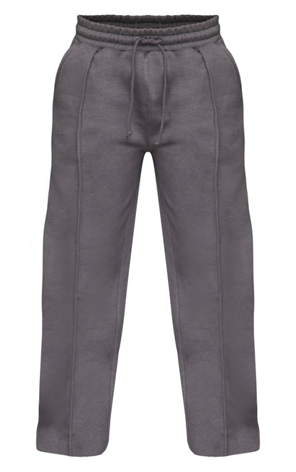 Petite Moss Grey Wide Leg Seam Detailed Joggers Next Day Delivery Before 10 pm