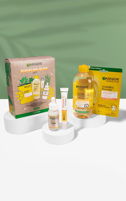 Garnier Radiating Glow Set (Worth £36)